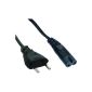 InLine power plug to Euro 8 socket power cord (5m) black (accessories)