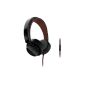Philips Citiscape Shibuya SHL5205BK / 10 Headband headphones with microphone Universal Black and brown (Accessory)