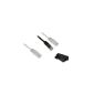 Wentronic RJ45 Y-cable and TAE Telephone Adapter (2x RJ45 to RJ45 ...