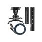 Universal Ceiling Mount for Cheetah Mounts (APMEB) Projector with ball in Directional Movement for a Perfect Fit;  It includes high-performance HDMI cable Twisted Veins of 4.5 m (Electronics)