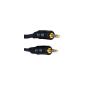 15m audio cable jack (3.5 mm) - Premium Quality (100% copper son) 24k Gold Plated Stereo Audio Male to Male ~ ~ (Electronics)