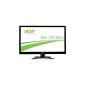 Acer G226HQLHbid 54.7 cm (21.5 inch) monitor (VGA, DVI, HDMI, 8ms response time) black (accessories)