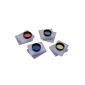 Set of 4 color filters for telescopes, 31,7mm 1.25 