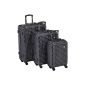 Wagner Luggage suitcases Casino, 3-part Trolleyset (l / m / s), 4 Roller (Luggage)
