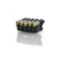 Multipack - 5x black cartridges (LC-127 BK) compatible with Brother with CHIP for Brother MFC-J4110 DW MFC-J4410 DW MFC-J4510 DW MFC-J4610 DW MFC-J4710 DW (Electronics)