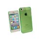 igadgitz green tinted hard Case Cover Protective Skin Case Shell Case for New Apple iPhone 5 5S Mobile Phone 4G LTE + Screen Protector (not suitable for iPhone 5C) (Wireless Phone Accessory)