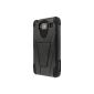 MPERO Collection Tough Case Black Kickstand Case Skin Cover for Motorola DROID RAZR MAXX HD XT926M (Accessory)