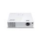 Acer P1340W 3D WXGA DLP projector (directly on 3D-capable HDMI 1.4a, 2,700 ANSI lumens, contrast 10.000: 1, WXGA 1280 x 800 pixels, HD Ready) White (Electronics)