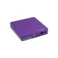 MiPow Power Cube 8000M - external mobile battery for smart phones, MP3 players, tablets and portable game systems with built-in micro USB port (8000mAh), purple (Accessories)