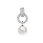 Rafaela Donata Ladies pendant 925 sterling silver Classic Collection South Sea Muschelkernperle white zirconia white (without chain) waste 60,800,040 (jewelry)