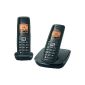 Gigaset A510 Duo cordless phone with an additional handset (backlit display, DECT) (Electronics)