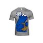 Cookie Monster Cookie Monster Nomster SESAME STREET Mens T-Shirt Gr.  M - NOM NOM NOM - ash (Misc.)