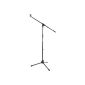 Tiger MCA68-BK Microphone Boom Stand with Clip - Black (Electronics)