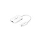 Samsung MHL HDTV Adapter 3.0 Micro-USB 3.0 Compatible with Samsung Galaxy devices - White (Accessories)