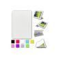 BESDATA® For Apple iPad Mini Case Magnetic Smart Cover Hard Back Case + Stylus Gratuit- Supreme Quality - Prevent equipment - EN Stock - White - PT2501 (Electronics)