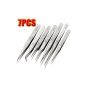7 pcs Tweezer pliers precision repair antistatic PC GSM Watch (Watch)