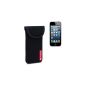 SHOCKSOCK Neoprenhülle CASE COVER PROTECTOR FOR IPHONE 5 IN BLACK (Electronics)