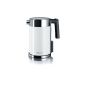 Graef stainless steel kettle WK 701 with temperature setting / Handbrüh button for filter coffee / stainless steel acrylic, weißŸ (household goods)
