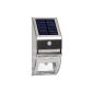 LAMP SOLAR GARDEN WALL STAINLESS + PIR MOTION DETECTION OF 0.3W (Kitchen)