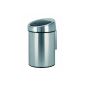 Brabantia 378645 Design Trash bin Touch ® 3 L Fingerprint Proof Matt Steel (Kitchen)