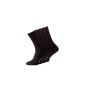 Lot of 8 pairs of classic socks - 80% cotton - without elastic - man - black (Clothing)