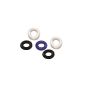 Outop 10 piece Random Color Waterproof Silicone Cockrings Penis Ring delay control ring Stretch Cockring prostate Set for men male masturbation sex toys (household goods)