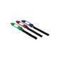Hama 3 Scratch Cables With Writeable Field 20cm Green 1 + 1 + 1 Red Blue (Office Supplies)