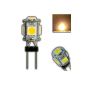 G4 LED SMD with 5 1 Watt Warm White 12V DC pin base 330 ° Bulb Lamp Socket Spot Halogen bulb