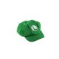 Super Mario Cap # GREEN Costume Cap Hat Hut Nintendo Super Mario Bros known from N64 SNES Gameboy WII thematys® (Toys)