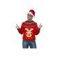 Christmas sweater bright costume Men's Winter reindeer sweater