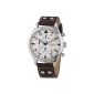 Mike Ellis New York - SL60111 - Men's Watch - Automatic - Chronograph - Brown Leather Strap (Watch)