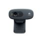 Logitech HD Webcam C270 HD Webcam with integrated microphone compatible USB Skype / MSN / Facebook Black (Central Europe version) (Personal Computers)