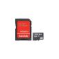 SanDisk 8GB microSDHC Memory Card Class 4 with adapter SDSDQM-008G-B35A (Personal Computers)