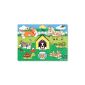 Melissa & Doug - 19053 - Wooden Puzzle In Buttons - Pets - 8 Rooms (Toy)