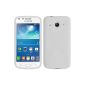 Silicone Case for Samsung Galaxy Core Plus - X-Style white - Cover PhoneNatic ​​Cover + Protector (Electronics)