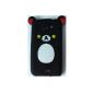 Black bear bear HTC ONE X Silicone Case Cover Case NEW plt24 (Wireless Phone)