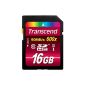 Transcend Ultimate Speed ​​SDHC Class 10 UHS-1 16GB Memory Card (up to 90MB / s read) [Amazon Frustration-Free Packaging] (Personal Computers)