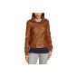 ONLY ladies leather jacket Onlelbow Hooded Jacket (Textiles)