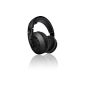 Vivanco digital wireless headphones with an analogue and digital (Toslink) audio input and charging cradle, 2.4GHz, black (Accessories)