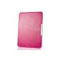 Precious luxury UltraSlim Leather Protective Skin Cover Case Leather Case Cover for the new Amazon Kindle Paperwhite and Kindle Paperwhite 3G 2013 with Auto Sleep / Wake function + Screen Protector (with wrist strap pink) (Personal Computers)