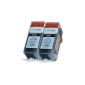2 Printer Ink for Canon Pixma IP3600 IP4600 MP540 MP550 MP990 MX860 MX870 replace PGI520 (Office supplies & stationery)