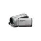 Panasonic HDC-SD66EG-S HD camcorder (SD card slot, 25x optical zoom, 6.9 cm display, image stabilizer, mini-HDMI, USB 2.0) Silver (Electronics)