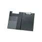 Veloflex 4804980 - Clipboard A4 comfort, made of PVC film, inkluisve clear pockets, black (Office supplies & stationery)