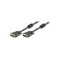 Wentronic DVI-D Dual Link cable (DVI-D (24 + 1) Male to DVI-D (24 + 1) plug) 3m (option)