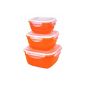 Lock & Lock HSM8450PSO3 Color Promotion Set multifunction boxes 3tlg.  orange (household goods)