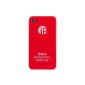 iProtect ORIGINAL Premium Hard Case for Apple iPhone 4 red / red (Electronics)