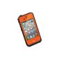 Lifeproof LPIPH4CS02OR Plastic Hard Case for iPhone 4 / 4S Orange (Electronics)