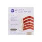 Wilton Easy Layer Layer Cake set, with five non-stick plates, Ø 15,5 cm (household goods)
