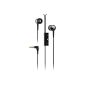 Sennheiser MM 70 i Earphones with integrated microphone Remote (Apple) - Black (Electronics)
