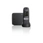 Gigaset E630 DECT cordless phone, waterproof, dustproof, shockproof (IP65), black (Electronics)